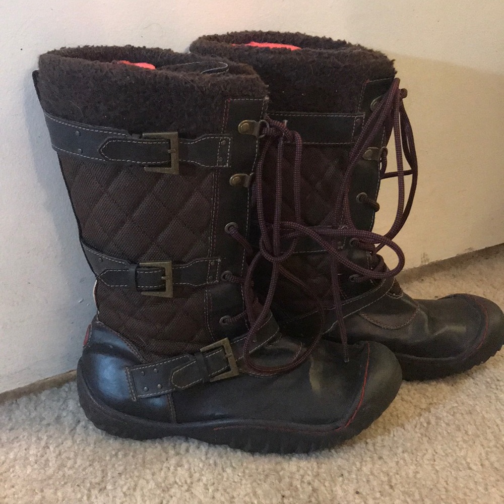 J-41 “Jeep Brand” Brown Lace Up Boots